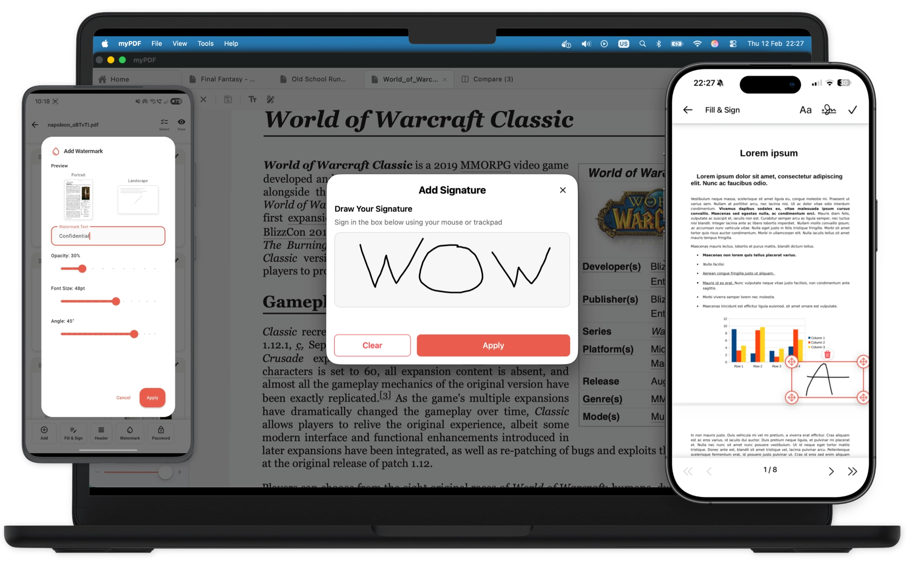 Fill and sign documents across platforms